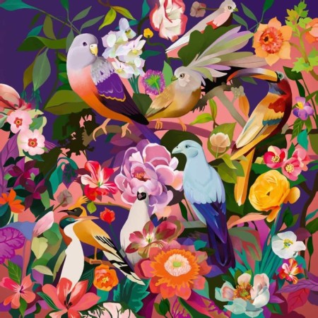 Ravensburger - Puzzle pasari si flori 750 piese Ravensburger - 1